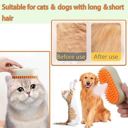 Pet Steam Brush | Steam Grooming & Hair Removal for Pets