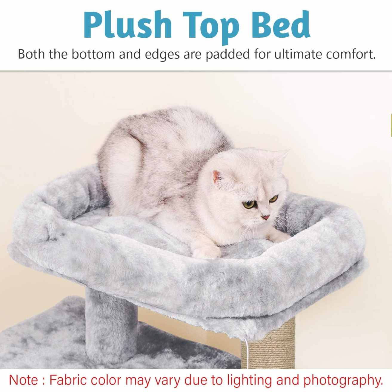 Condo Activity Kitten Cat Tree with Dangling Ball & Scratching Post | 28 Inch