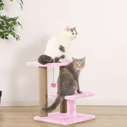 Cat Tree with Multiple Levels and Scratching Posts