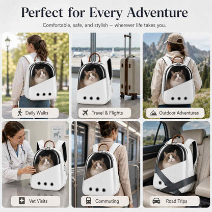 Pet Backpack Carrier For Travel | Walking & Outdoor Use