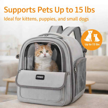 Pet Backpack Bags | Dog & Cat Carrier Travel Backpacks