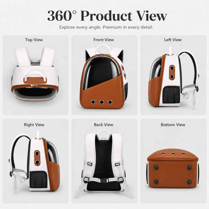 Stylish Cat Carrier Backpack Bag For Cats & Small Dogs