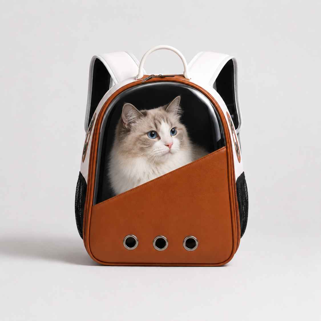 Stylish Cat Carrier Backpack Bag For Cats & Small Dogs