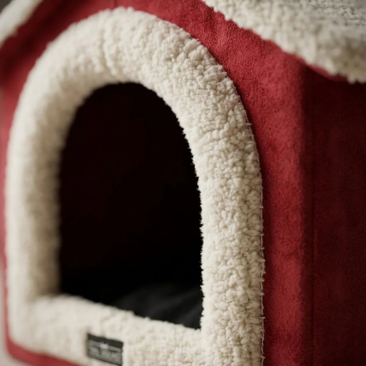Cozy House Bed For Cats & Small Dogs | Soft Plush Pet Cave