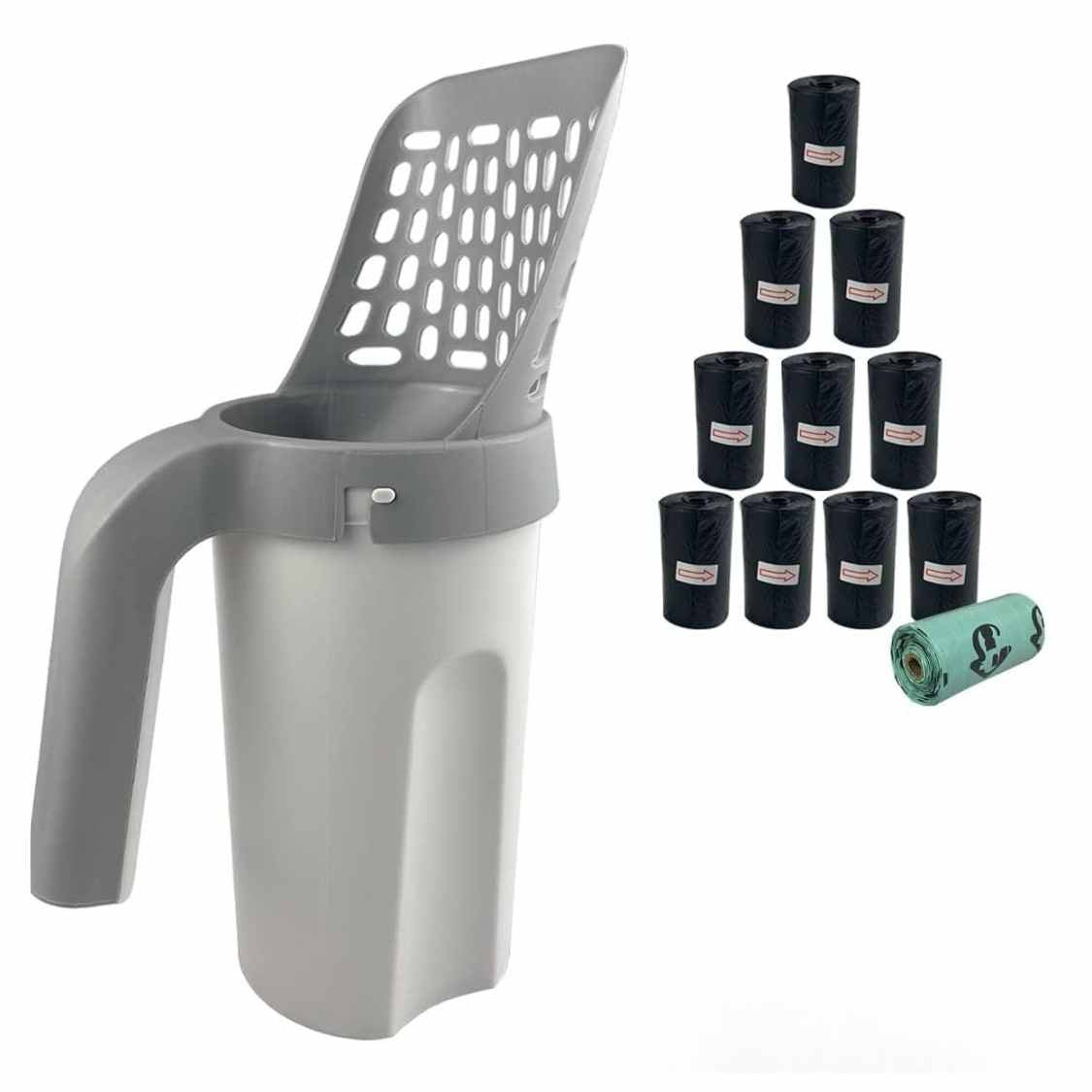 Cat Litter Scooper With Holder | All-In-One Cleaning Tool