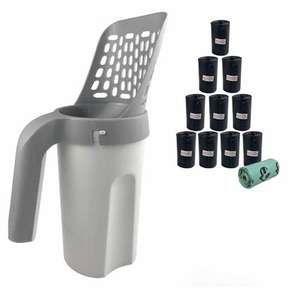 Cat Litter Scooper With Holder | All-In-One Cleaning Tool