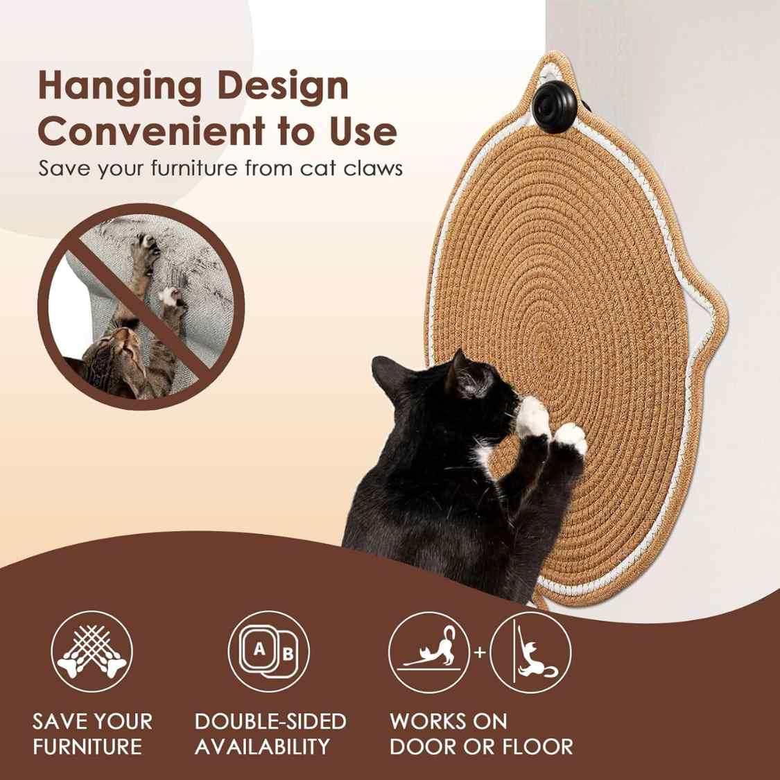 All-In-One Cat Claw Scratching & Sleeping Mat