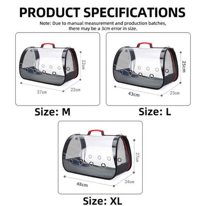Transparent  Pet Backpack | Space Capsule Carrier 10kg