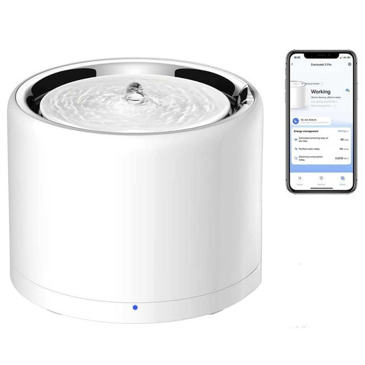 Automatic Stainless Steel Pet Water Fountain Ultra Quiet Smart Pet Waterer