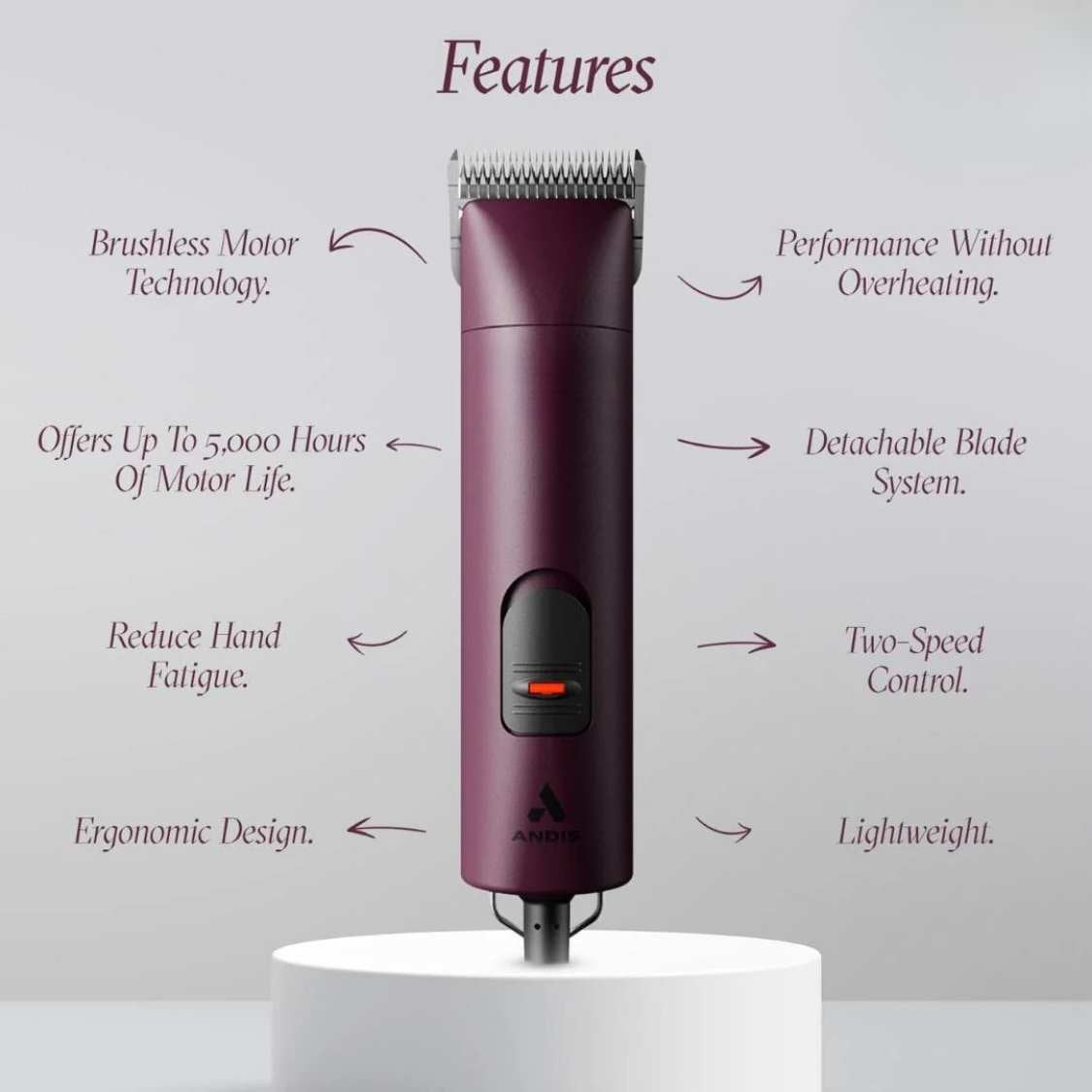 Andis AGC Super 2 Brushless Clipper | Professional Dog Grooming Clipper