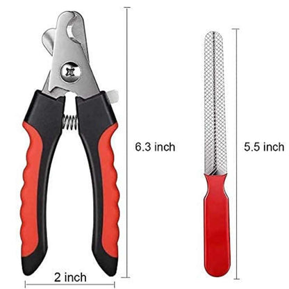 Pet Nail Cutter & Pet Nail Clipper | Safe Stainless Steel Grooming Tool