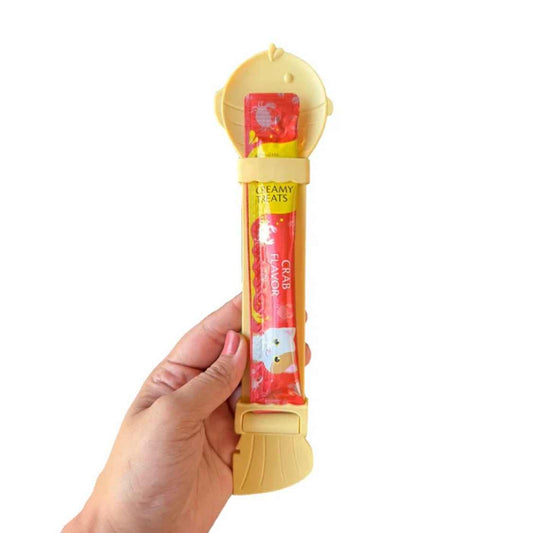 Pet Creamy Treats Dispenser For Dogs & Cats | Mess Free Lick Feeding Feeder