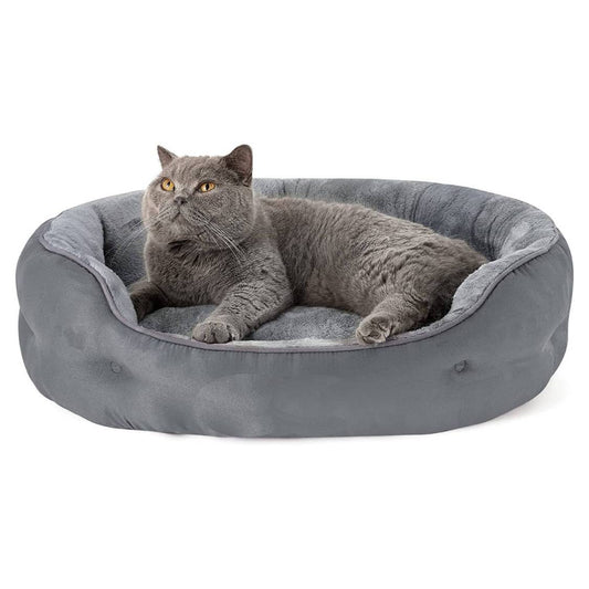 Pet Bed Machine Washable (Grey)
