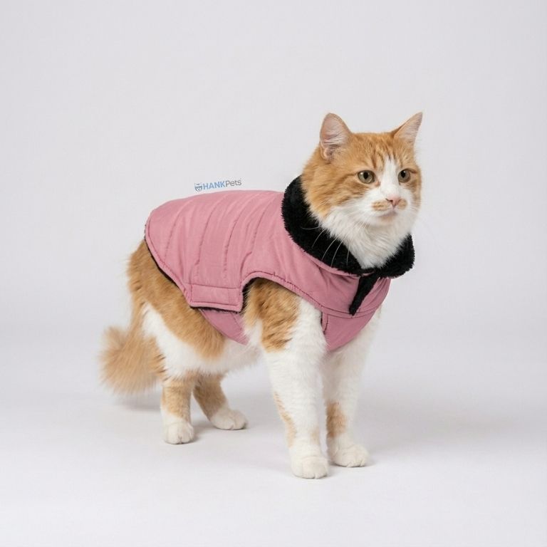 Pink Waterproof & Windproof Dog Winter Jacket