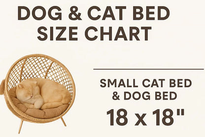 Handmade Luxury Wooden Pet   Bed for Cats & Small Dogs with Soft Cushion