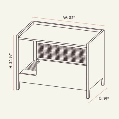 Cat Litter Box Furniture | Hidden Litter Box Cabinet for Indoor Cats