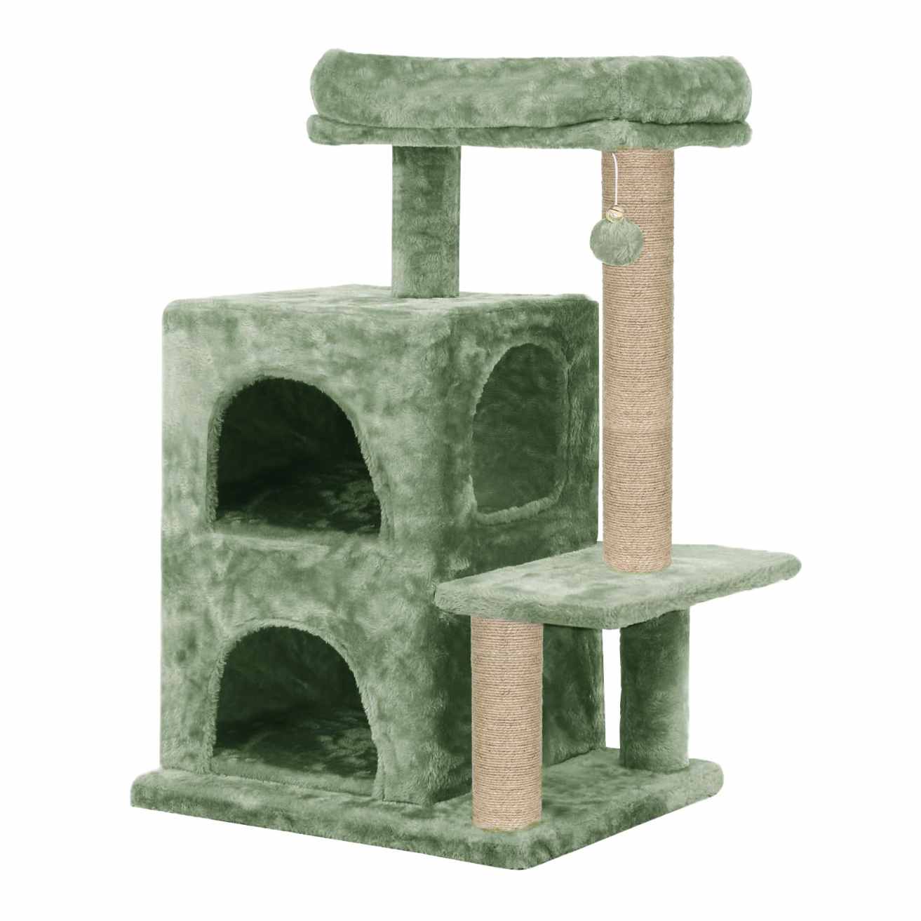 Condo Activity Kitten Cat Tree with Dangling Ball & Scratching Post | 28 Inch