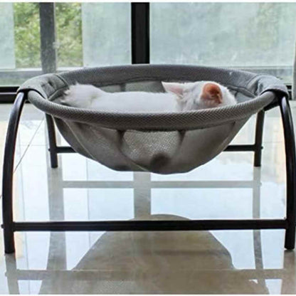 Elevated Cat Hammock Bed | Breathable & Washable