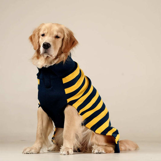 Honeybee Hug Sweater | Cozy Yellow Knit Pet Sweater