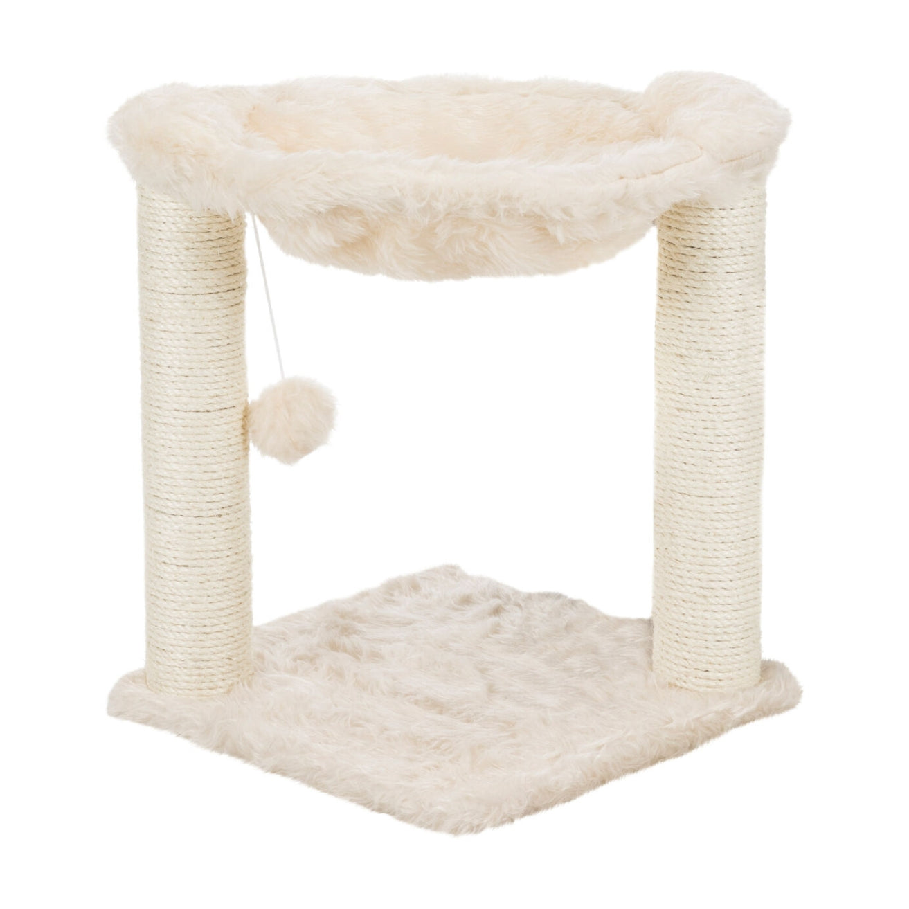Cream cat tree 2 sisal posts and nest