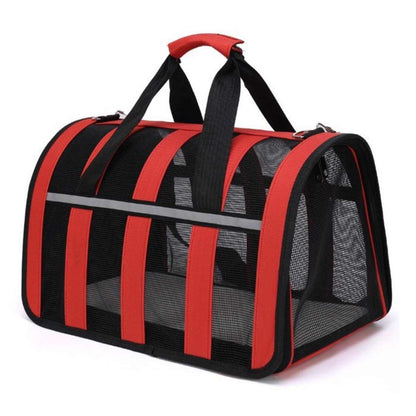 Soft Side Pet Carrier Bag | Portable Cat & Dog Travel Handbag