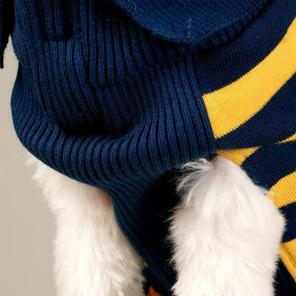 Honeybee Hug Sweater | Cozy Yellow Knit Pet Sweater