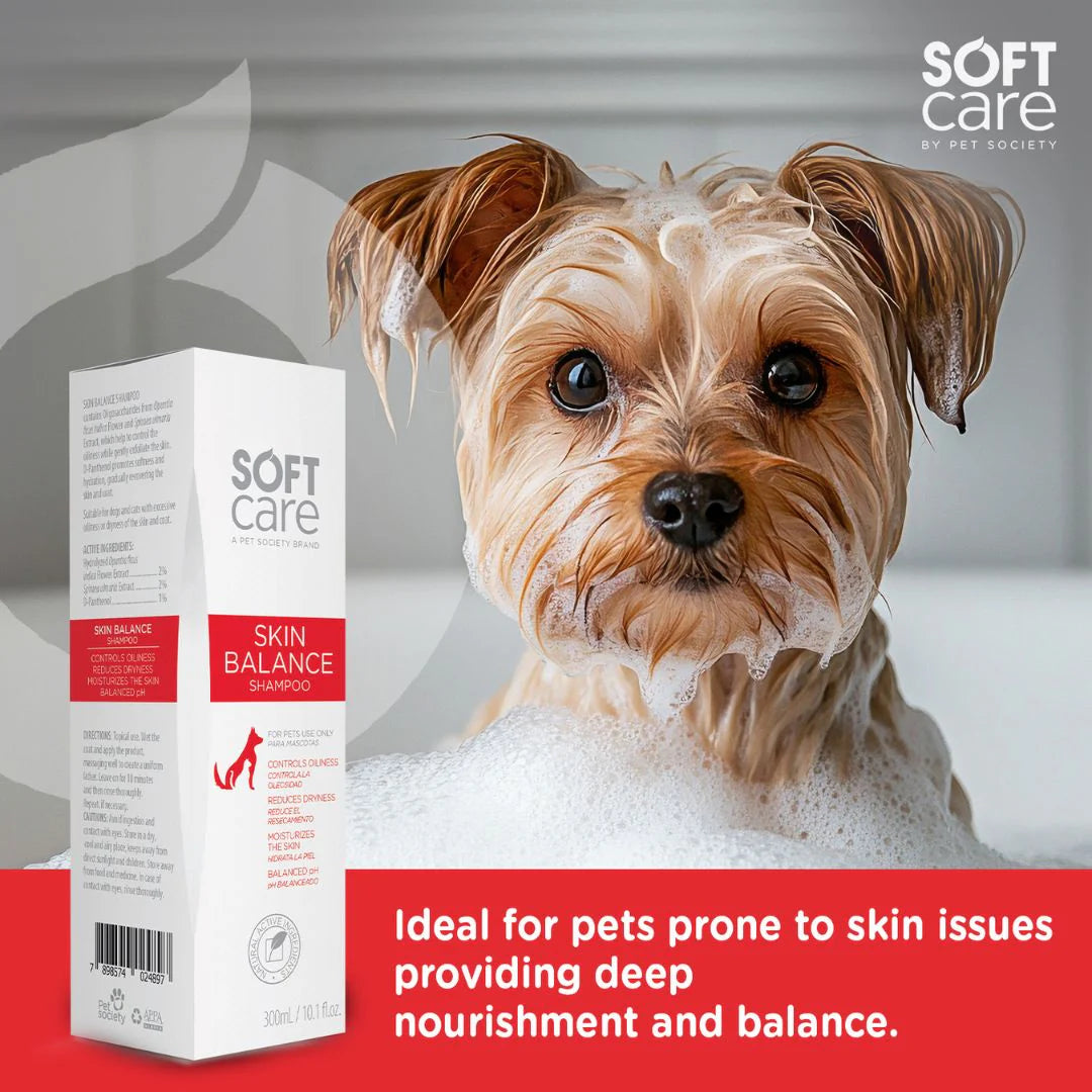 Soft Care Skin Balance Shampoo for Dogs & Cats | Gentle & Healthy Coat 300ML