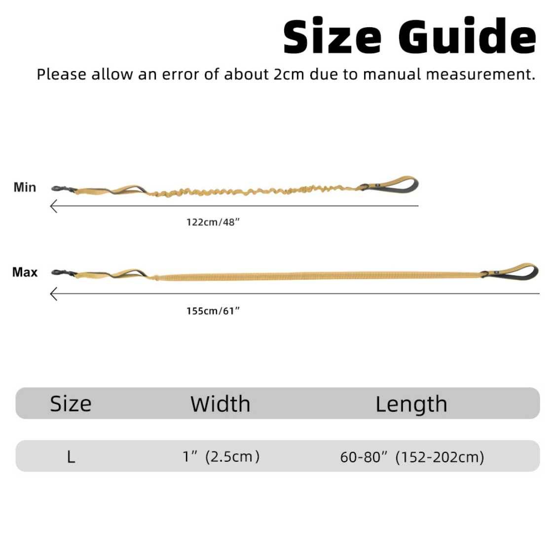 Dog Leash Size Details