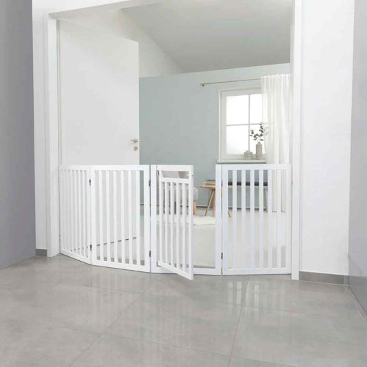 Trixie Wooden Pet Barrier With Door | Safety Gate for Dogs