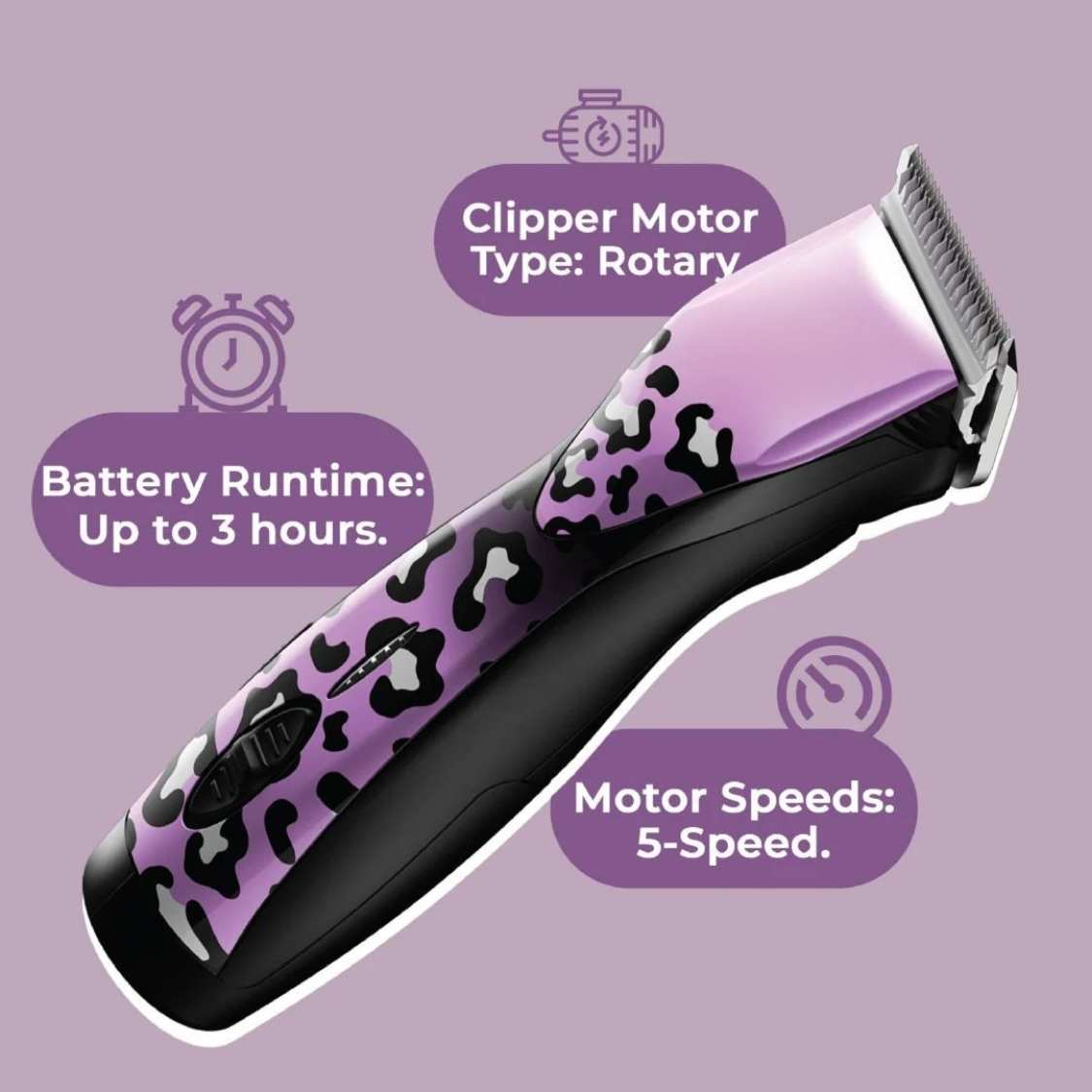 Andis Pulse ZR Wild Limited Edition Pet Trimmer | Professional Pet Hair Clipper
