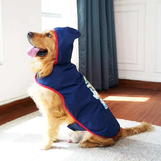 Happy Paws Printed Dog Raincoat | Waterproof Cartoon Rain Jacket