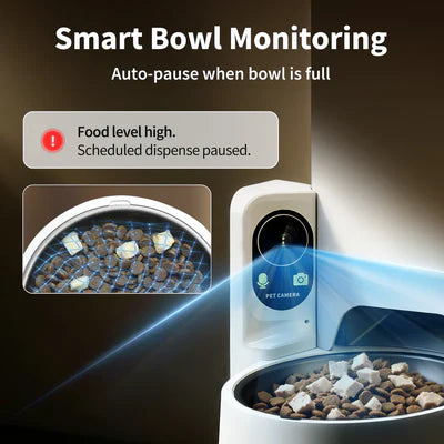 Automatic Pet Feeder With AI Camera | App Control Pet Food Dispenser