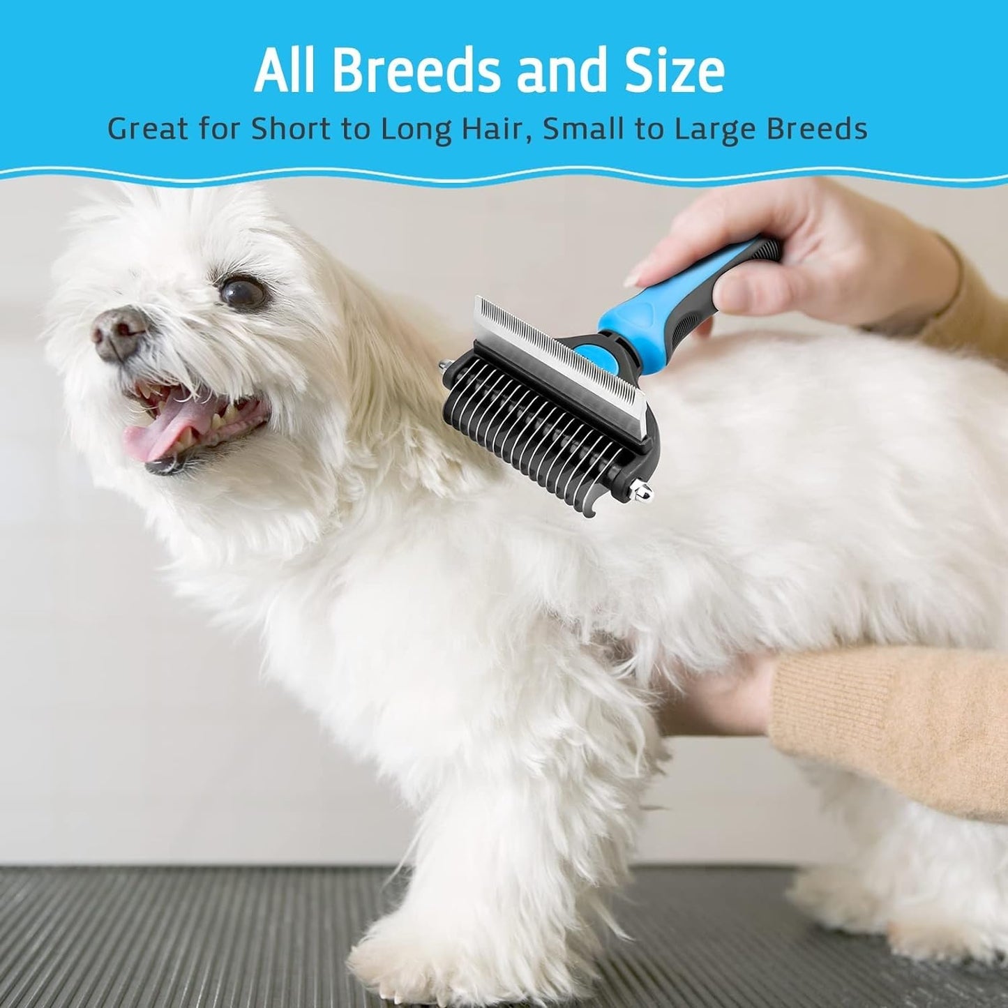 2 in 1 Pet Brush & Comb | Grooming Tool for Pet