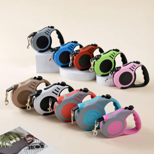 Automatic Retractable Nylon Dog Leash – Tangle-Free, Durable & Easy Dog Walking