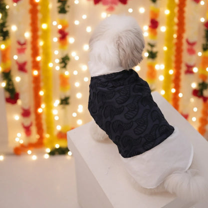 Royal Blue Modi Kurta for Dogs