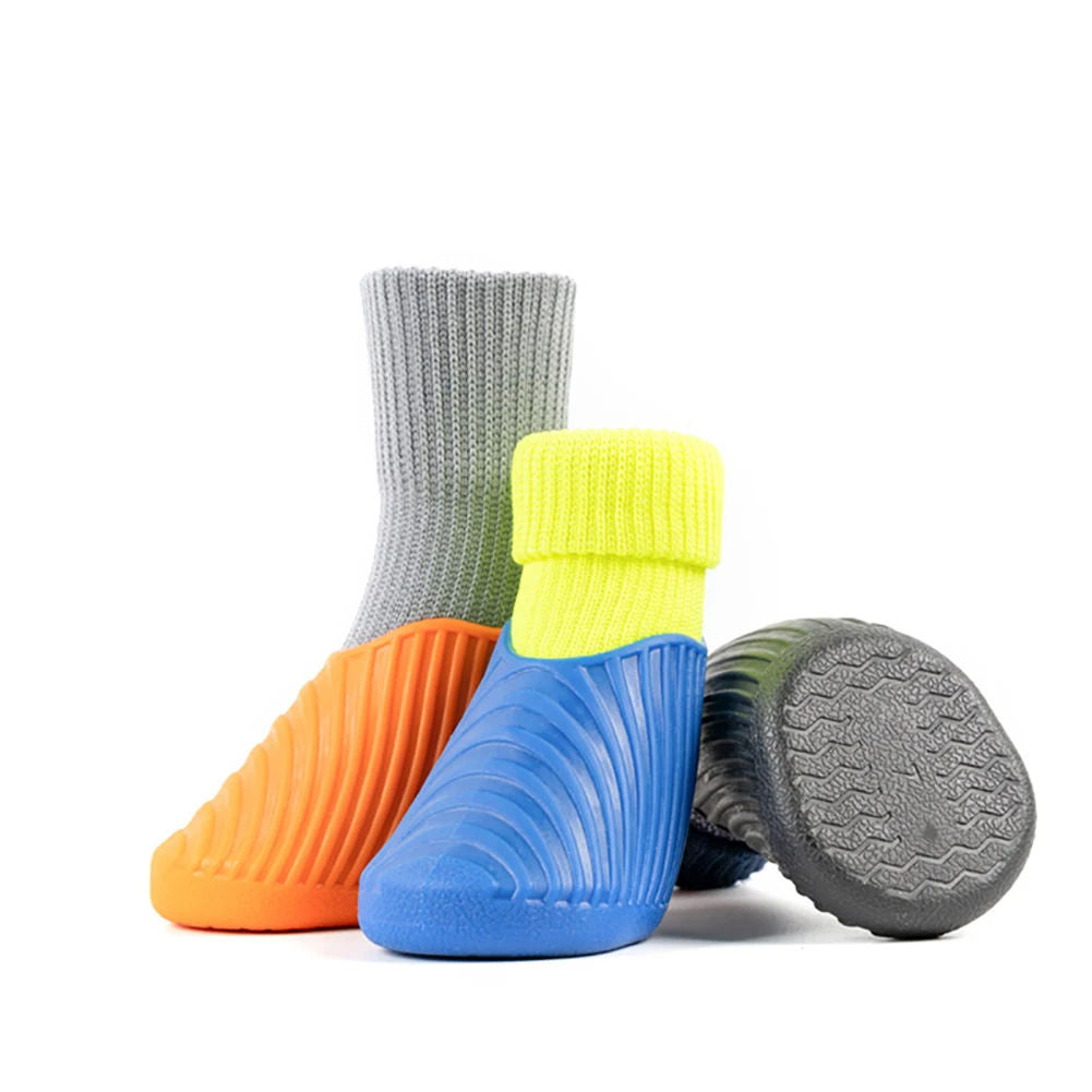 Waterproof Silicone Dog Paw Boots Anti Slip Shoes