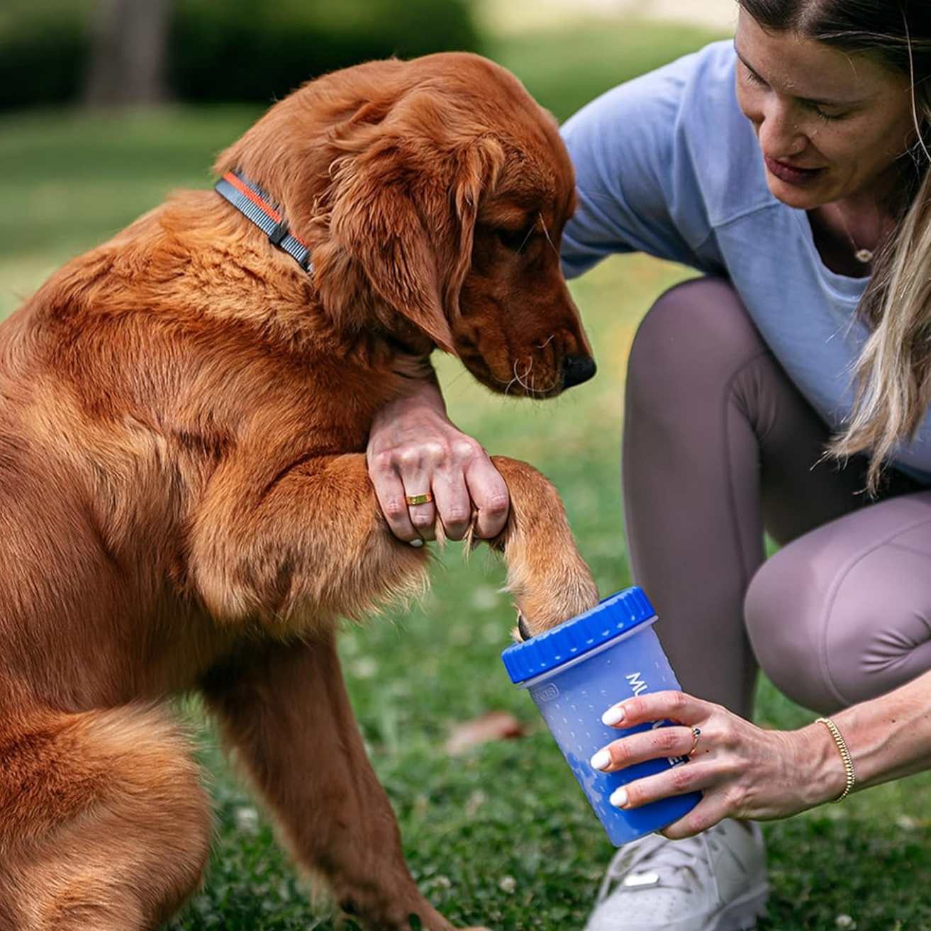 Dog Paw Cleaner Cup | Portable Pet Paw Washer with Soft Bristles