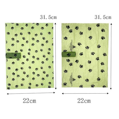 Portable Dog Poop Bag Dispenser | Biodegradable Waste Bags (Pack Of 6)