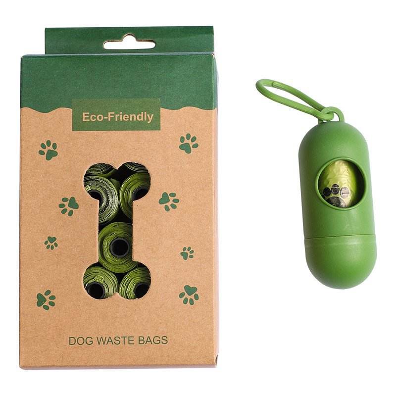 Portable Dog Poop Bag Dispenser | Biodegradable Waste Bags (Pack Of 6)