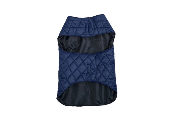 Navy Blue Puffer Quilted Jacket for Dogs