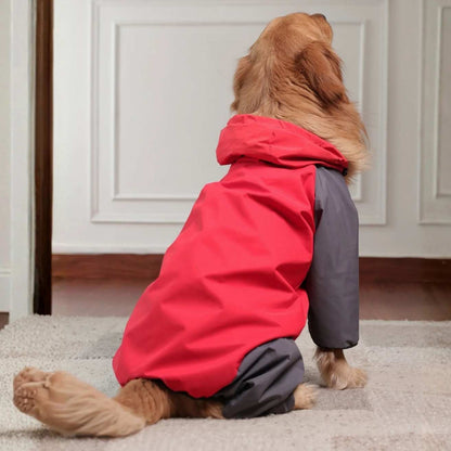 Storm Guard Dog Raincoat | Waterproof Hooded All Weather Jacket