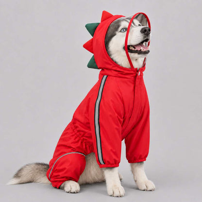 Waterproof Dog Raincoat With Hood | Rain Jacket For Small To Large Dogs