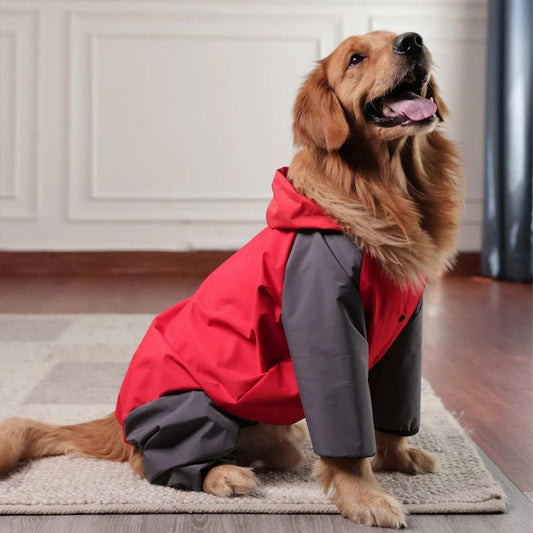 Storm Guard Dog Raincoat | Waterproof Hooded All Weather Jacket