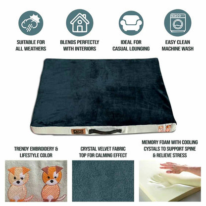 Orthopedic Pet Bed Memory Foam | Soft & Washable Pet Bed