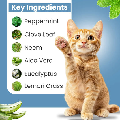 Pet Tick & Flea Repellent Spray for Cats & Dogs