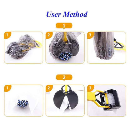 Short Dog Pooper Scooper | Easy Clean Waste Grabber