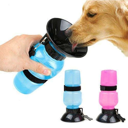 Plastic Puppies Dog Water Bottle | Leak Proof Portable Feeder