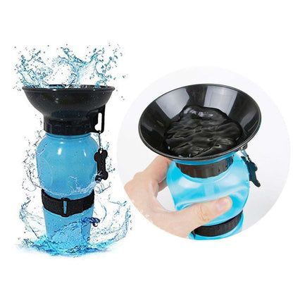 Plastic Puppies Dog Water Bottle | Leak Proof Portable Feeder