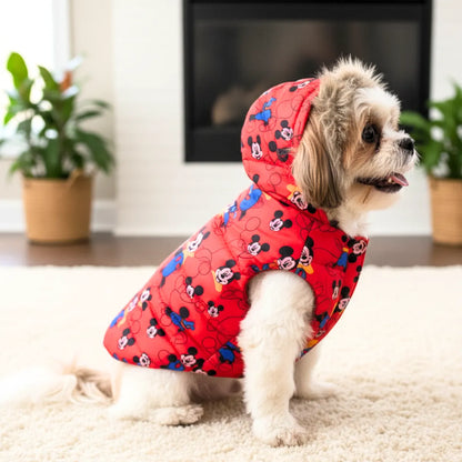 Warm & Lightweight Mickey Mouse Dog Winter Coat