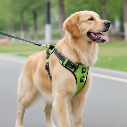 HANK 3M Reflective No Pull Dog Harness | Neon Green